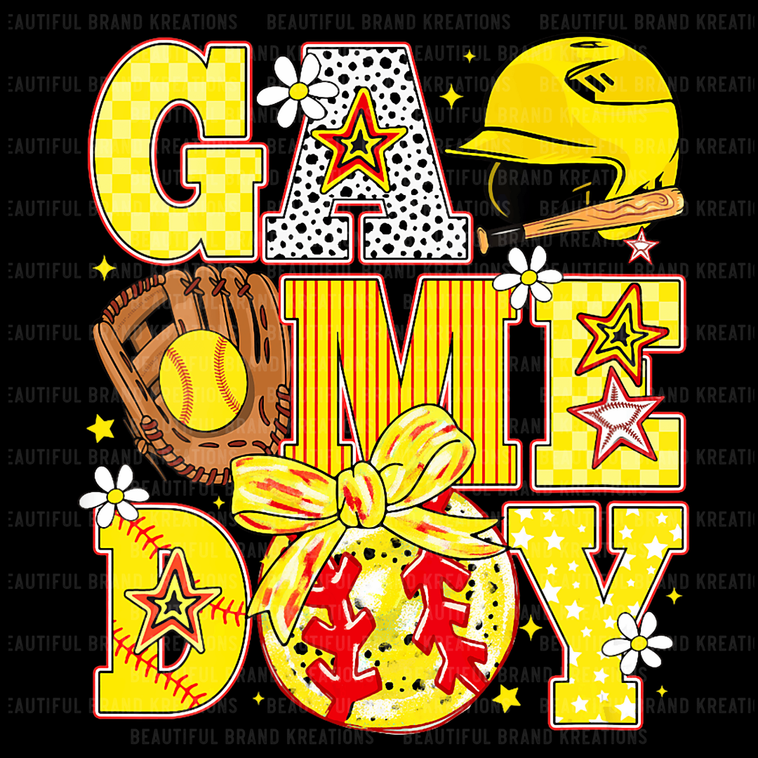 GAME DAY SOFTBALL| Beautiful Brand Kreations™