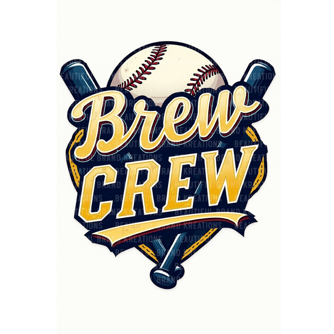 Brew Crew Baseball | Beautiful Brand Kreations™