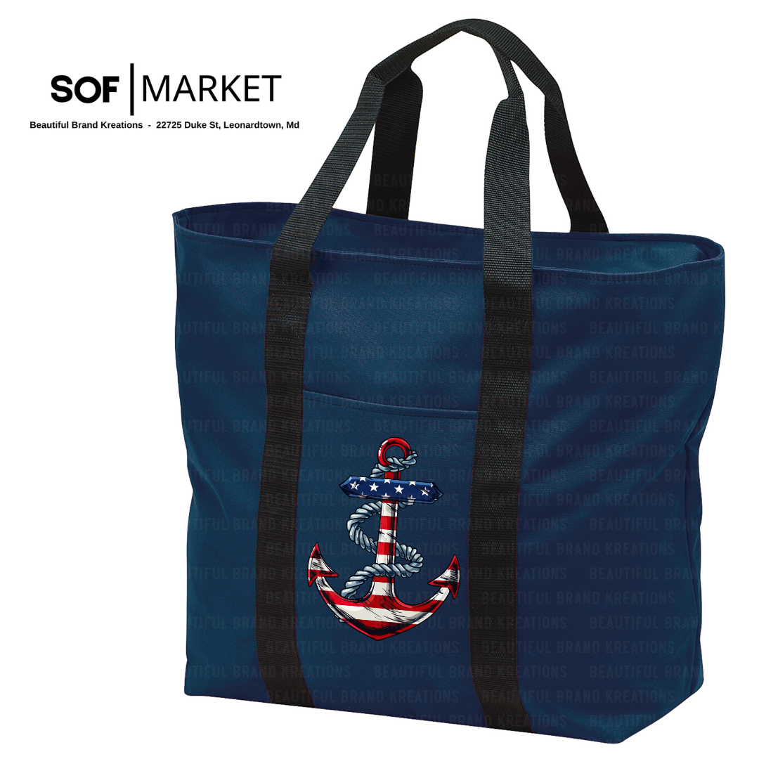 ANCHOR ALL PURPOSE TOTE | Beautiful Brand Kreations™