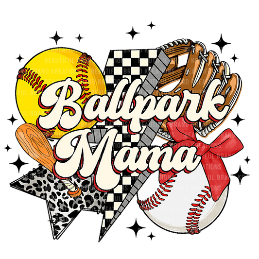 RETRO BALLPARK MAMA | Beautiful Brand Kreations™