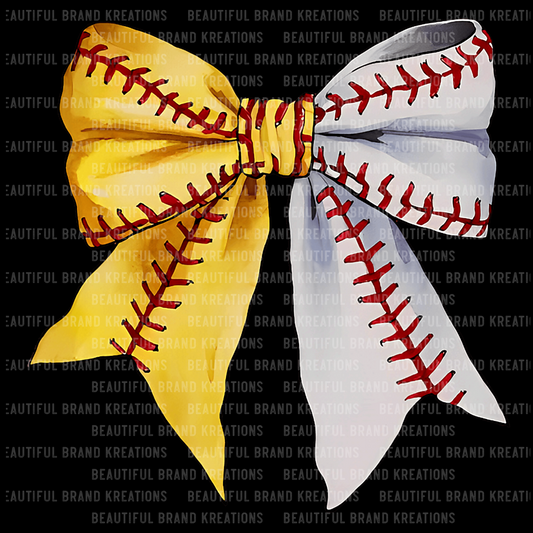 SOFTBALL & BASEBALL BOW | Beautiful Brand Kreations™