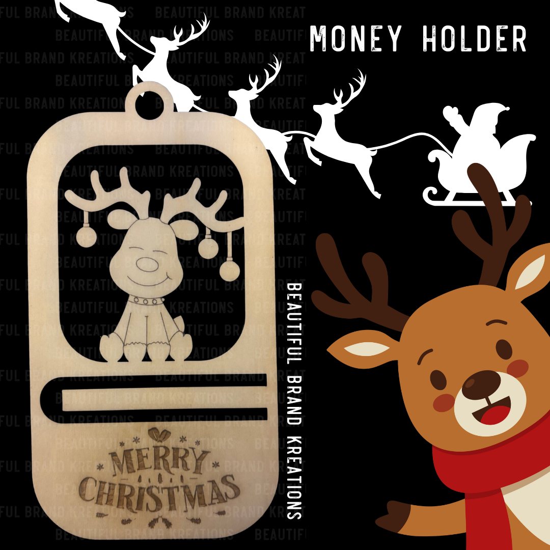 LASER ENGRAVED MONEY HOLDER | Beautiful Brand Kreations™