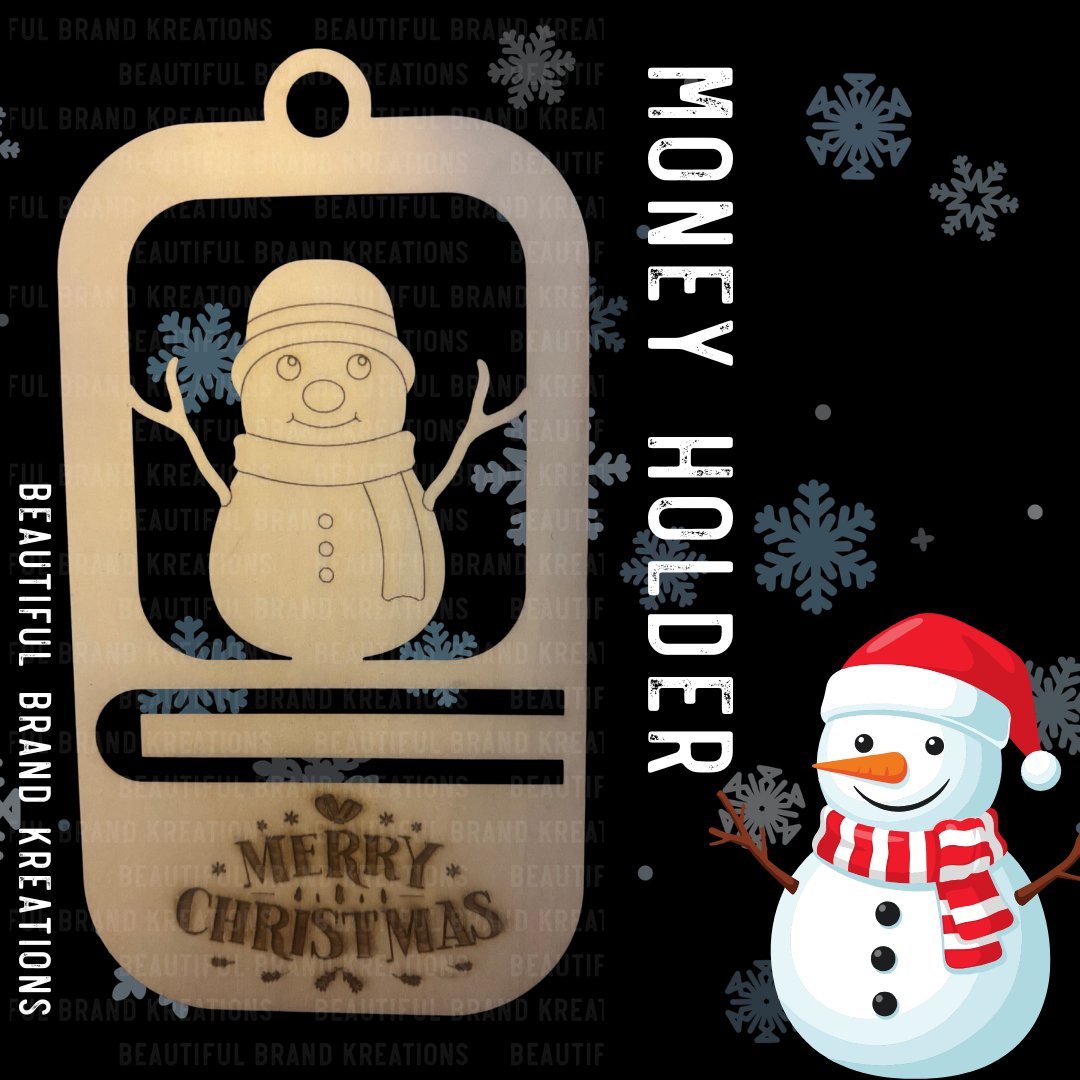 LASER ENGRAVED MONEY HOLDER | Beautiful Brand Kreations™