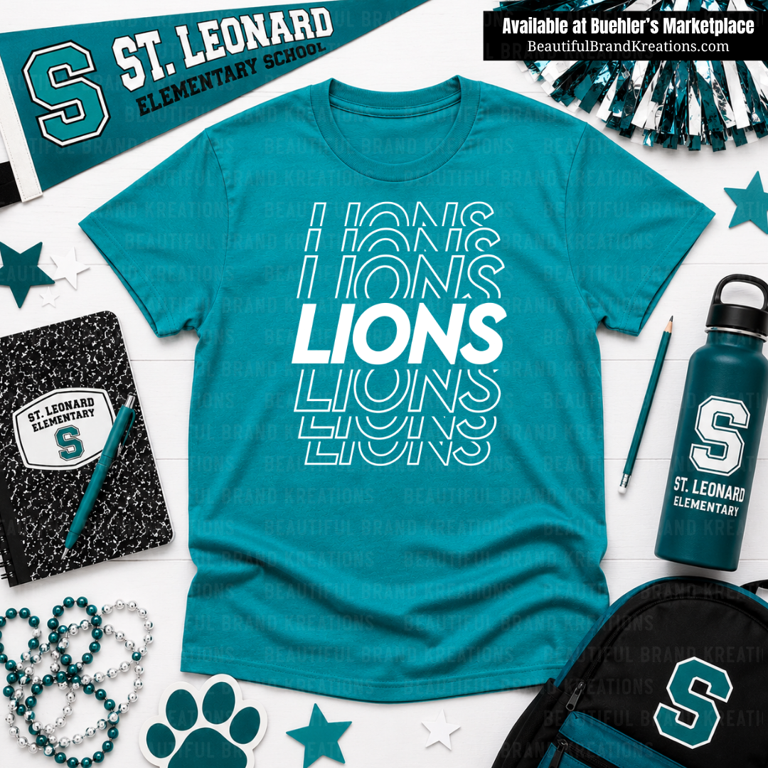 LIONS ON REPEAT | Beautiful Brand Kreations™