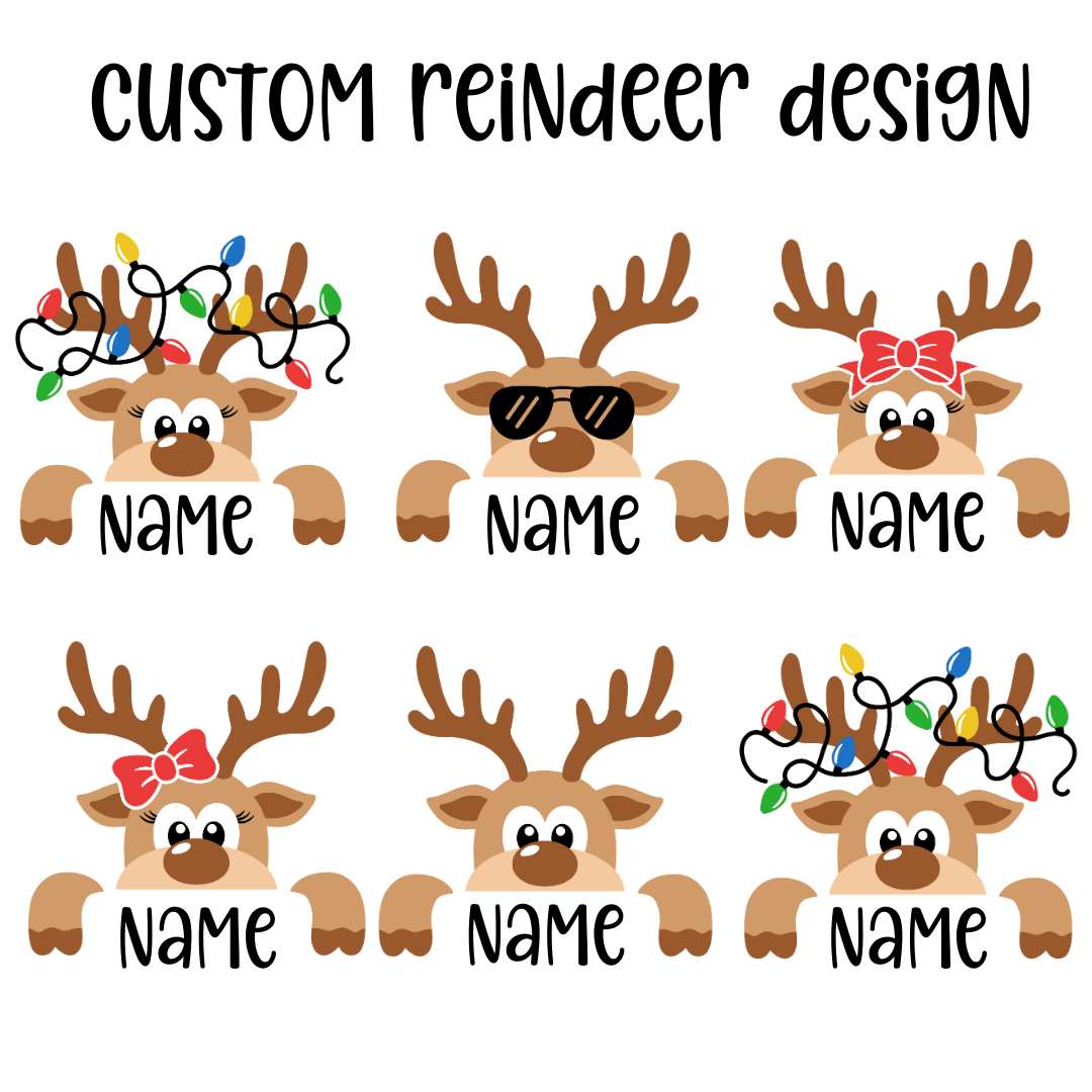 REINDEER FAMILY MATCHING TEE DESIGN (ADULT) | Beautiful Brand Kreations™