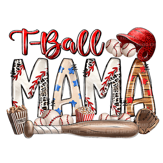 T-BALL MAMA GRAPHIC TEE| Beautiful Brand Kreations™