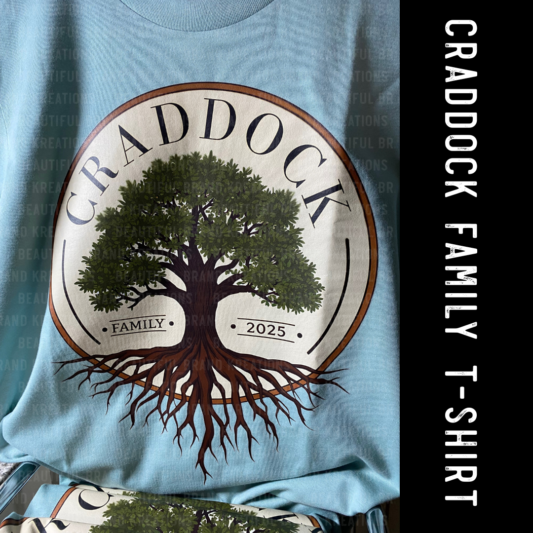 CRADDOCK FAMILY REUNION TEE 2025 | Beautiful Brand Kreations™