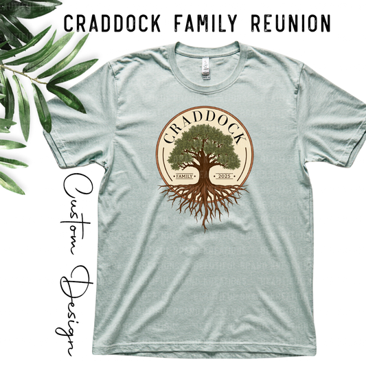 CRADDOCK FAMILY REUNION TEE 2025 | Beautiful Brand Kreations™