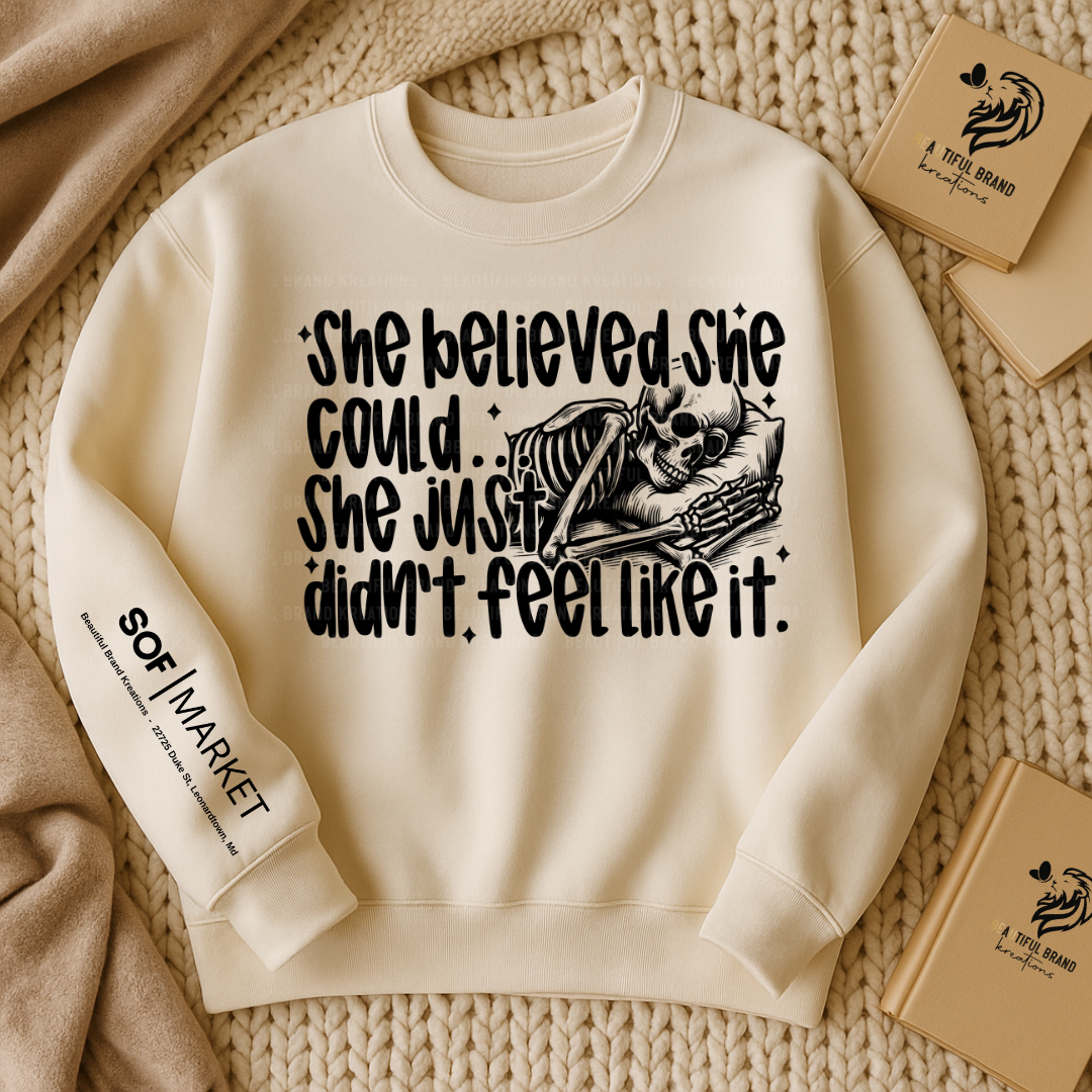 DIDN'T FEEL LIKE IT | Beautiful Brand Kreations™