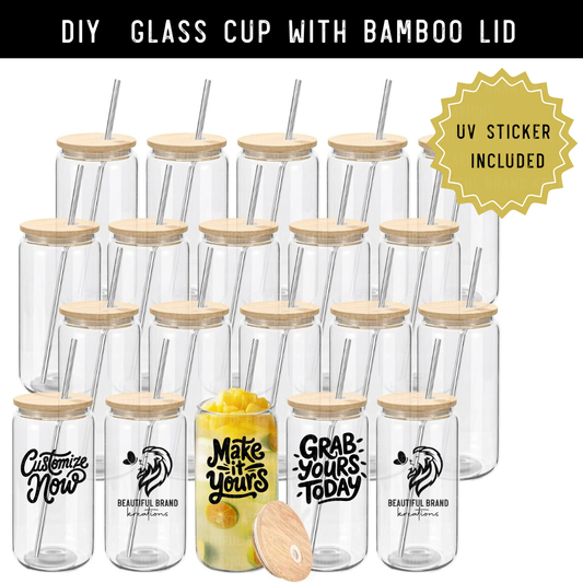 DIY GLASS DRINKWARE & UV Sticker Kit | Beautiful Brand Kreations