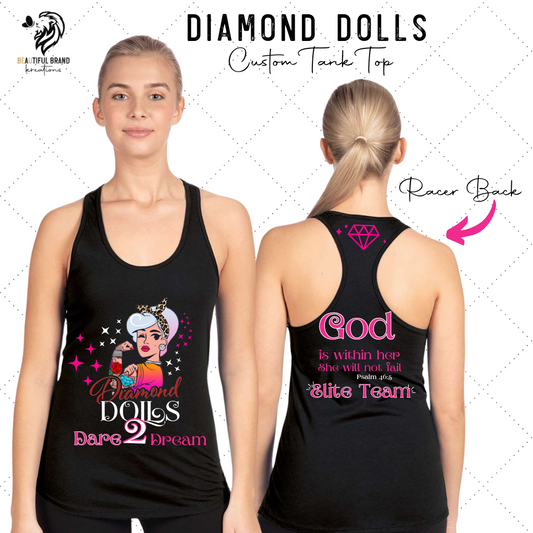 DIAMOND DOLLS DARE 2 DREAM TANK| Beautiful Brand Kreations™