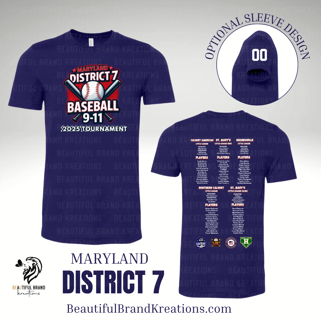 MD 2025 DISTRICT 7 TOURNAMENT | Beautiful Brand Kreations™