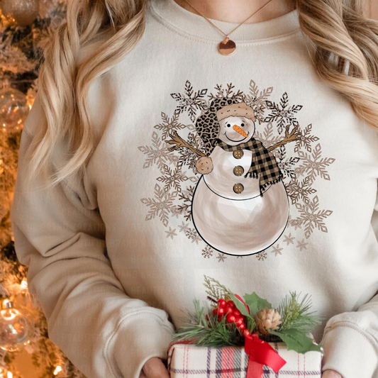 TAN LEOPARD SNOWMAN | Beautiful Brand Kreations™
