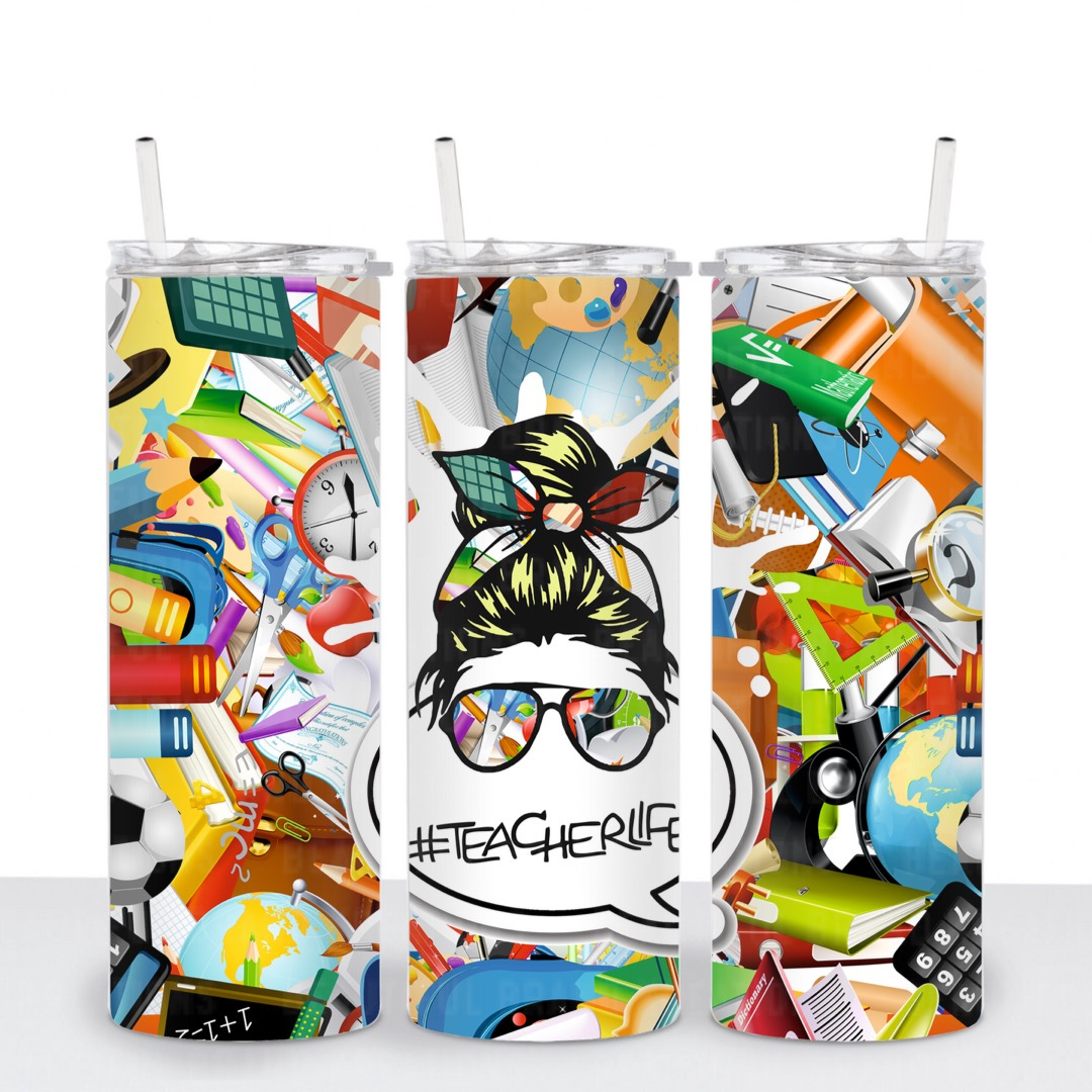 #TEACHERLIFE TUMBLER | Beautiful Brand Kreations™