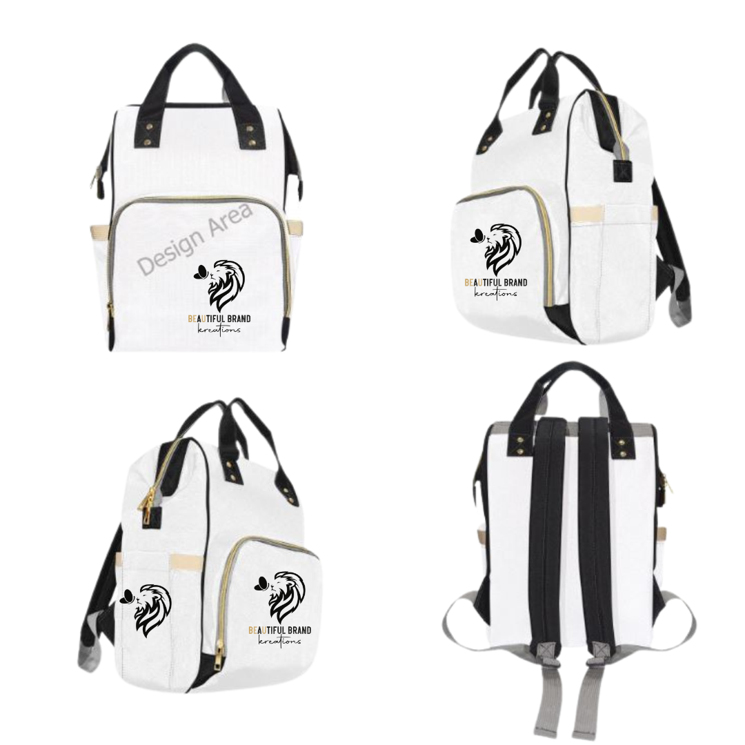 Custom Multi - Function Diaper/Backpack Bag | Beautiful Brand Kreations™