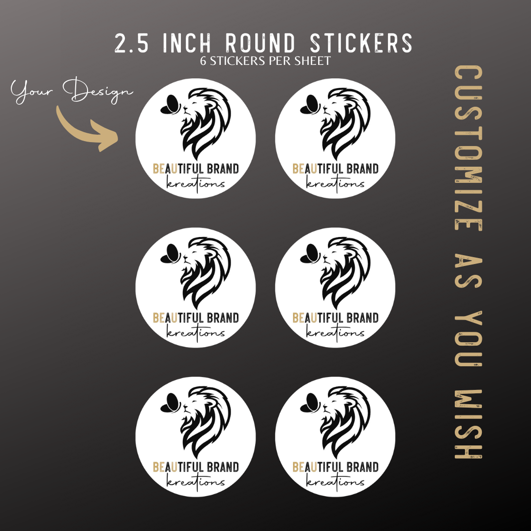 CUSTOM STICKERS | Beautiful Brand Kreations™