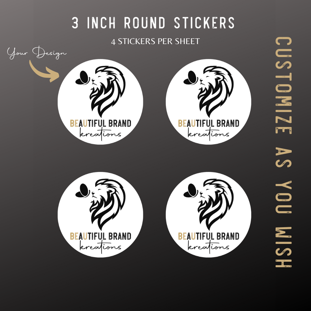 CUSTOM STICKERS | Beautiful Brand Kreations™