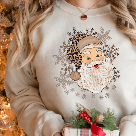 SANTA LEOPARD PRINT (TAN) | Beautiful Brand Kreations™