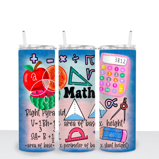 MATHEMATICIAN TUMBLER | Beautiful Brand Kreations™