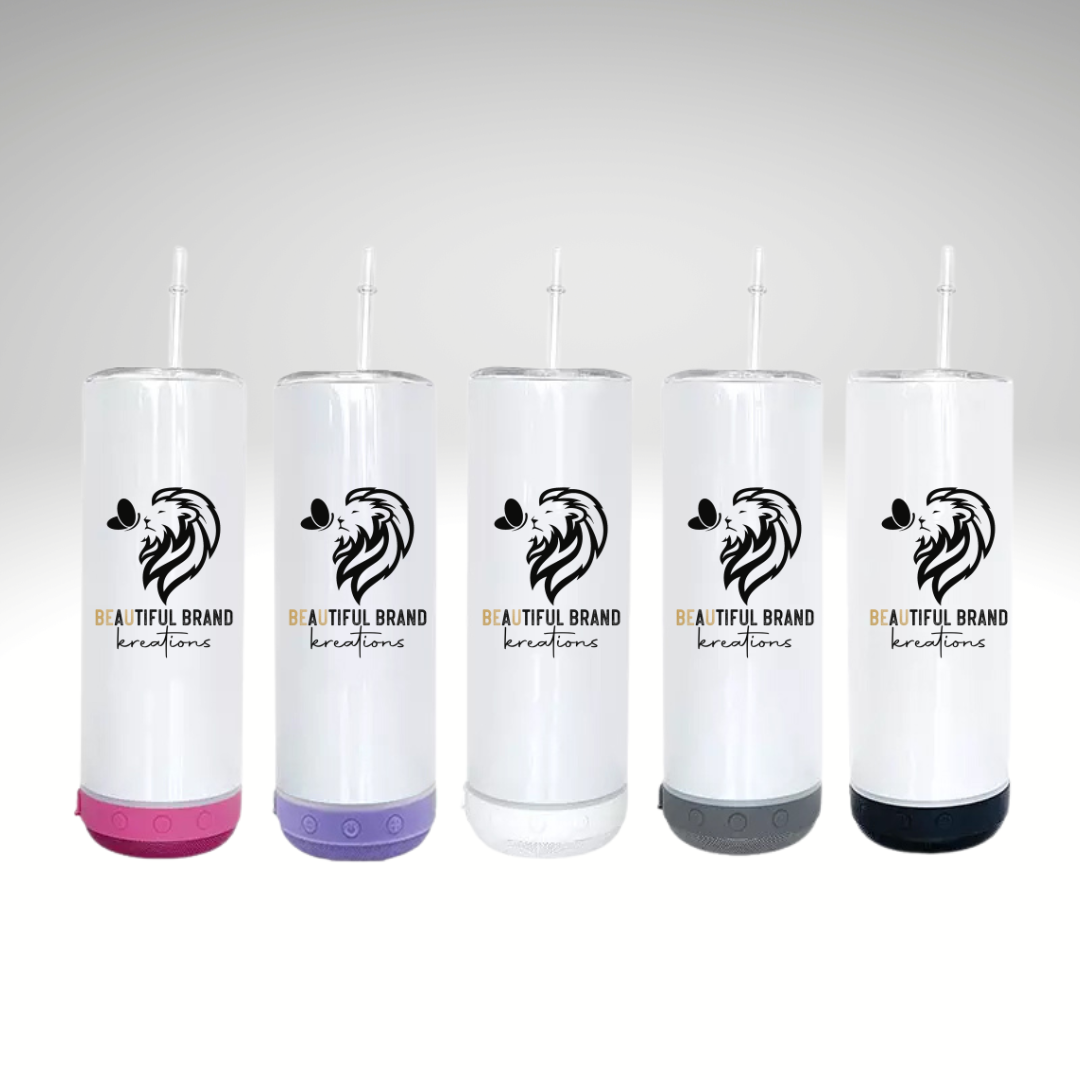 20 OZ BLUETOOTH TUMBLER | Beautiful Brand Kreations™