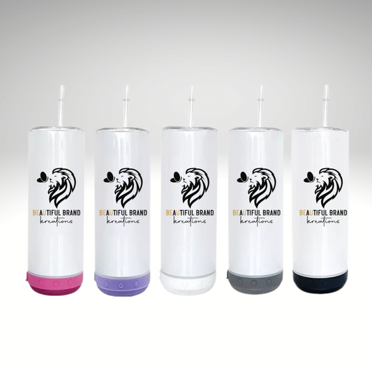 20 OZ BLUETOOTH TUMBLER | Beautiful Brand Kreations™