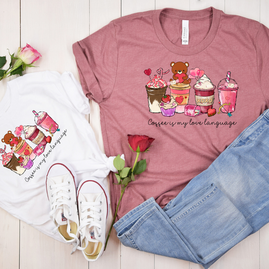 COFFEE IS MY LOVE LANGUAGE (BROWN BEAR) | Beautiful Brand Kreations™