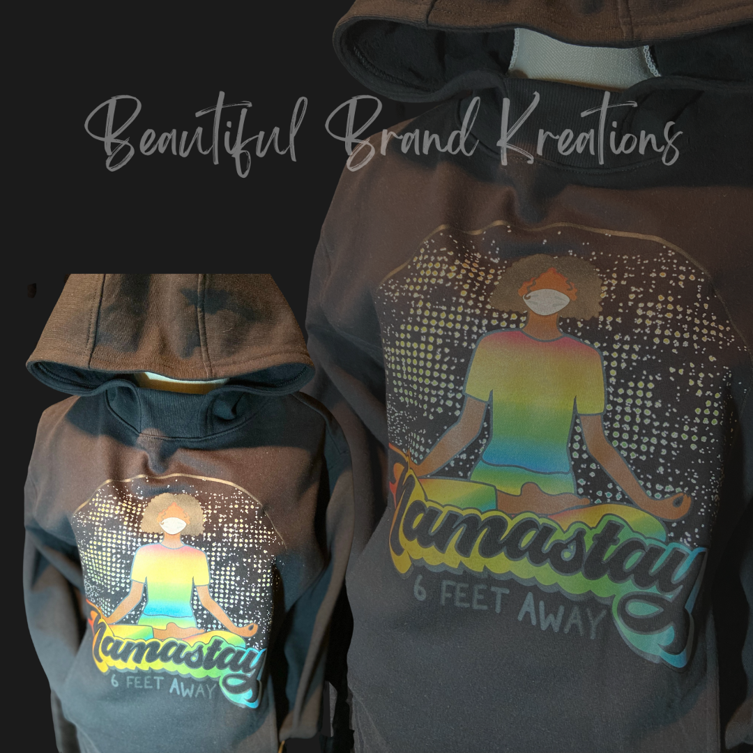 NAMASTAY SIX FEET AWAY | Beautiful Brand Kreations™