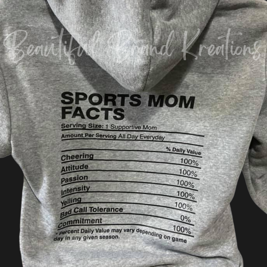 SPORTS MOM FACTS | Beautiful Brand Kreations™