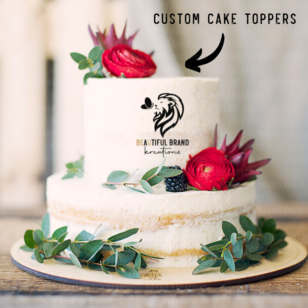 CUSTOM CAKE TOPPERS | Beautiful Brand Kreations™