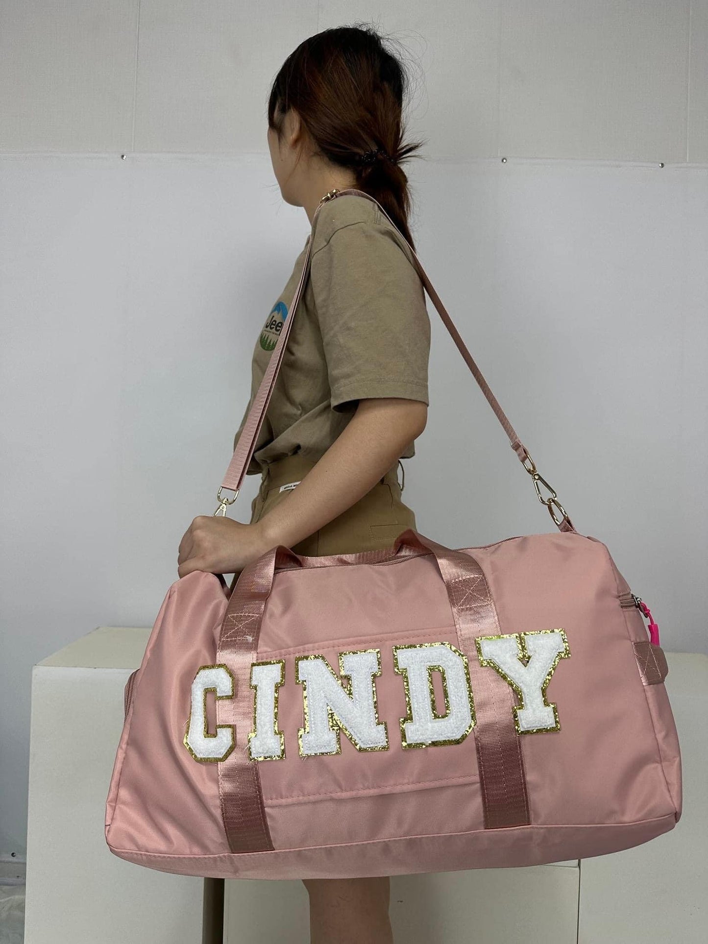 CUSTOM PERSONALIZED DUDFLE BAG | Beautiful Brand Kreations
