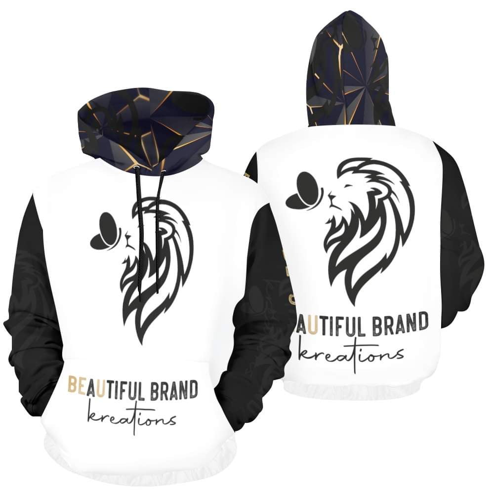 ALL OVER CUSTOM HOODIE | Beautiful Brand Kreations™